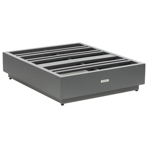 Pufe ALLURE alumínio graphite