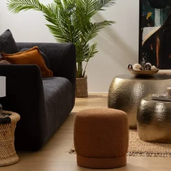 Pufe AMEA terracota 40x39cm
