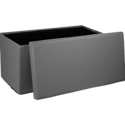 Pufe duplo AKENO cinza
