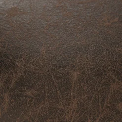 Pufe FACTORY preto em metal