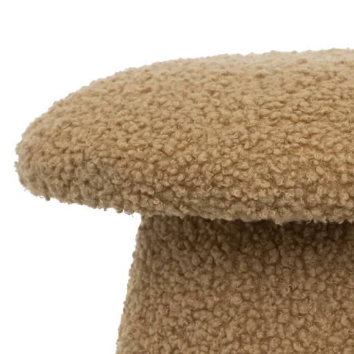 Pufe FERME em forma de cogumelo castanho