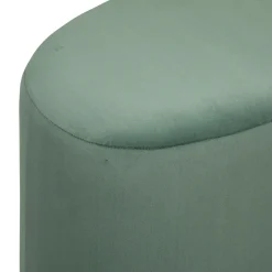 Pufe MALONE verde de veludo 98cm