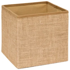 Pufe MIXMODUL efeito juta em mdf 31x31cm