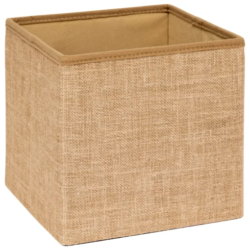 Pufe MIXMODUL efeito juta em mdf 31x31cm