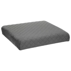Pufe MIXMODUL em veludo cinza 31x31cm