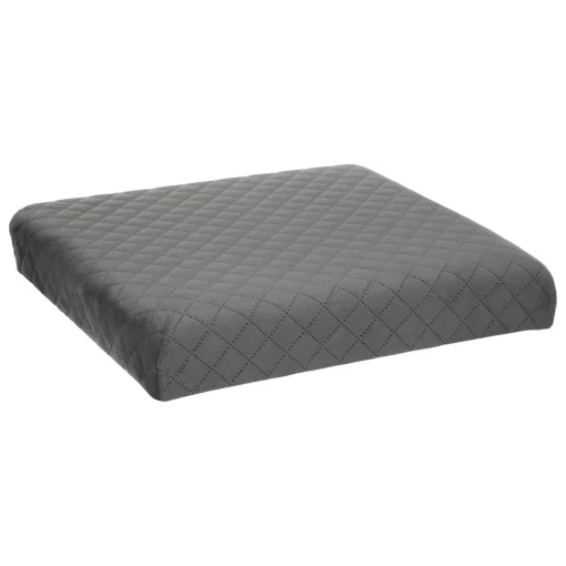 Pufe MIXMODUL em veludo cinza 31x31cm
