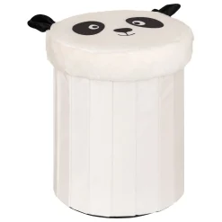 Pufe panda com arrumação