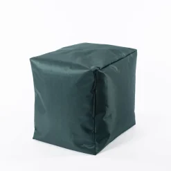 Pufe quadrado impermeável verde olive 45x45cm
