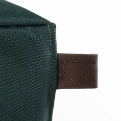 Pufe quadrado impermeável verde olive 45x45cm