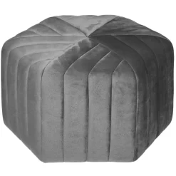 Pufe SEIS cinza 52cm
