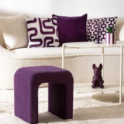 Pufe SEVI roxo 43cm