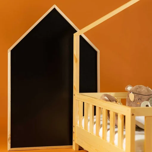 Quadro de ardósia em forma de casa 116cm