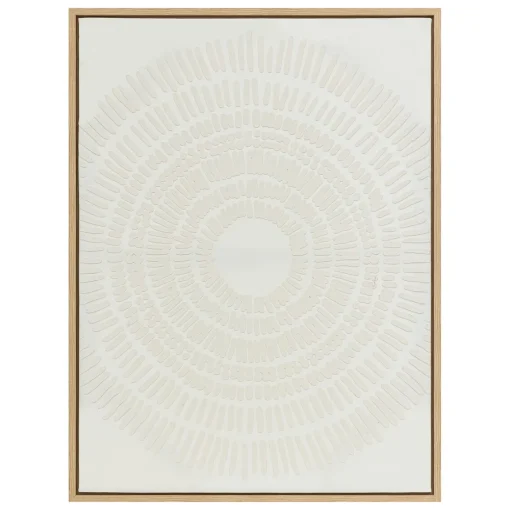 Quadro decorativo ANGELI branco 80x60cm