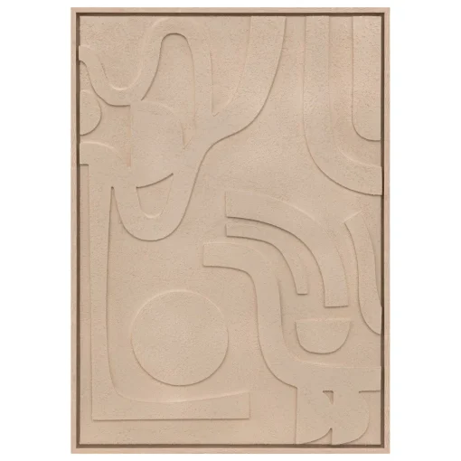 Quadro decorativo AZRA em mdf 70cm
