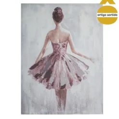 Quadro decorativo bailarina 78x58cm