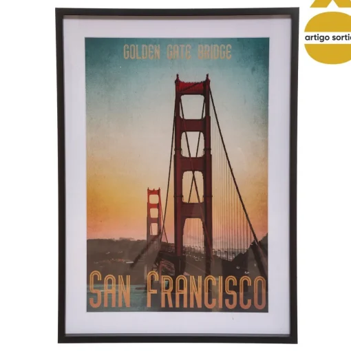 Quadro decorativo cidades em mdf
