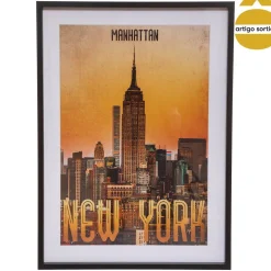 Quadro decorativo cidades em mdf
