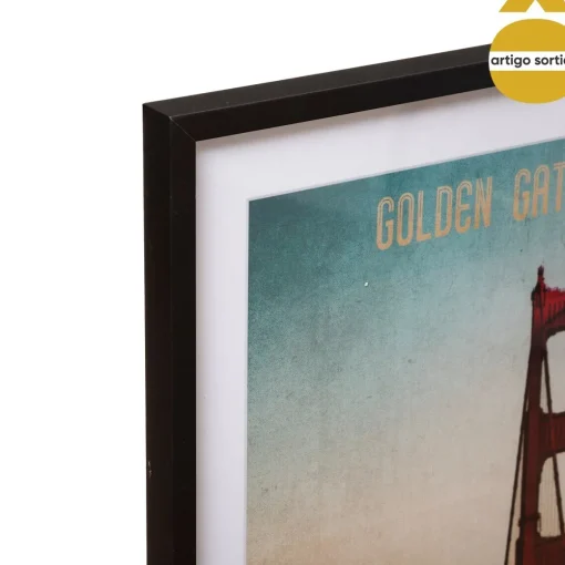 Quadro decorativo cidades em mdf