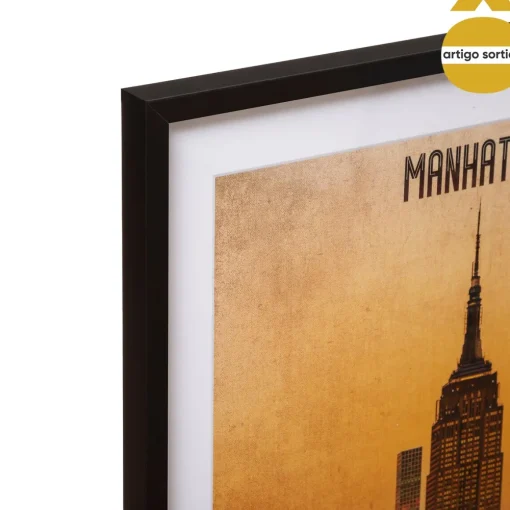 Quadro decorativo cidades em mdf