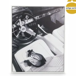 Quadro Decorativo Cidades Preto E Branco 40x50cm