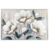 Quadro decorativo com relevo de flores MARGARET 60x90cm