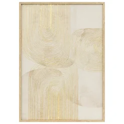 Quadro decorativo ELIN dourado 50x70cm