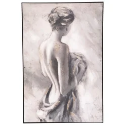 Quadro decorativo figura nua 90x60cm