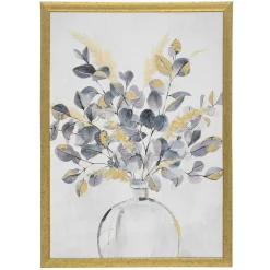 Quadro decorativo flores 70x50cm