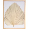 Quadro decorativo folha palmeira bege