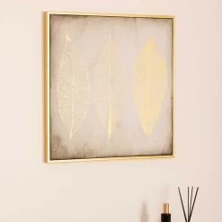 Quadro decorativo folhas