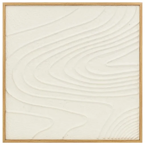 Quadro decorativo HATEYA de linhas com relevo