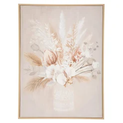 Quadro decorativo jarras com flores TIDA