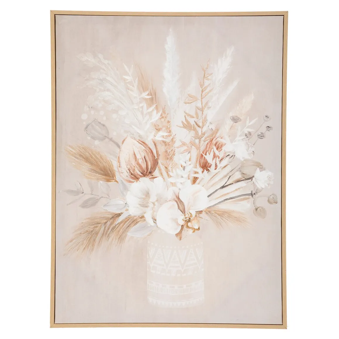 Quadro decorativo jarras com flores TIDA