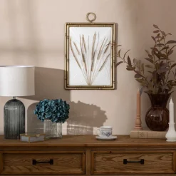 Quadro decorativo JONAS hastes em mdf e metal 47cm