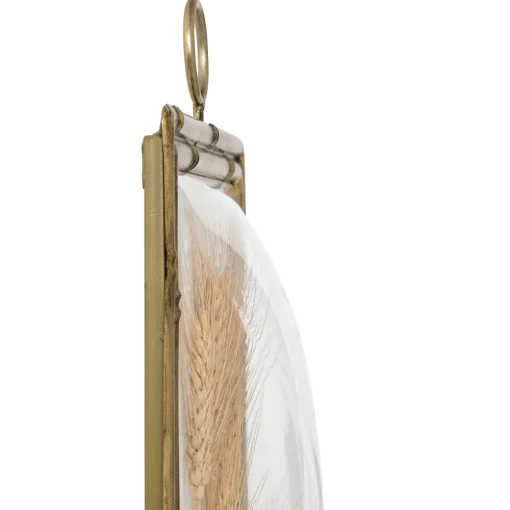 Quadro decorativo JONAS trigo em mdf e metal 47cm