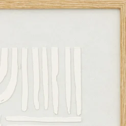 Quadro decorativo KAYA branco 60x60cm