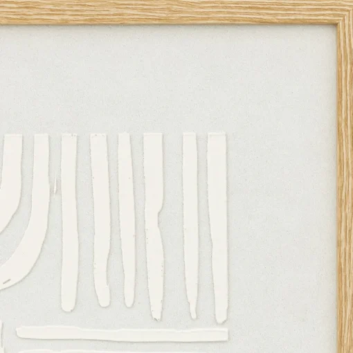 Quadro decorativo KAYA branco 60x60cm