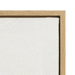 Quadro decorativo KOHANA com relevo branco