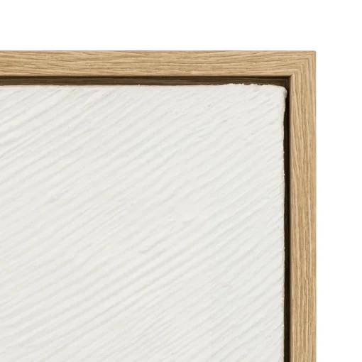 Quadro decorativo KOHANA com relevo branco