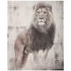 Quadro decorativo leão