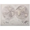 Quadro decorativo mapa mundo