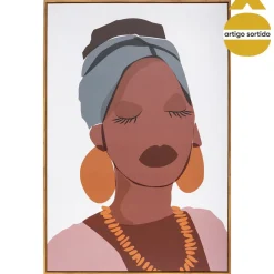 Quadro decorativo mulher CUBA 90x60cm