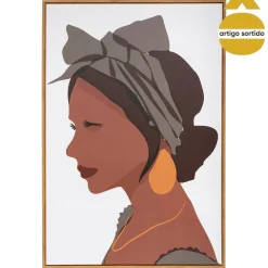 Quadro decorativo mulher CUBA 90x60cm