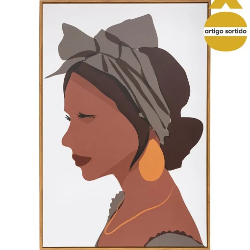 Quadro decorativo mulher CUBA 90x60cm