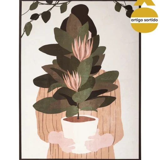 Quadro decorativo mulher 78x58cm