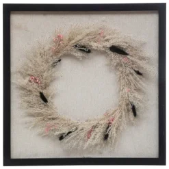 Quadro decorativo NIA com flores secas 55x55cm