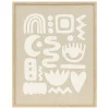 Quadro decorativo PETRA com relevo