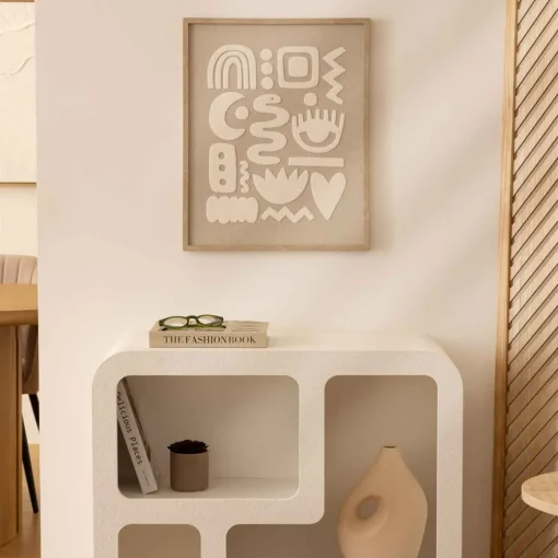 Quadro decorativo PETRA com relevo