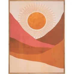 Quadro decorativo sol ALICANTE 58x78cm