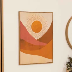 Quadro decorativo sol ALICANTE 58x78cm